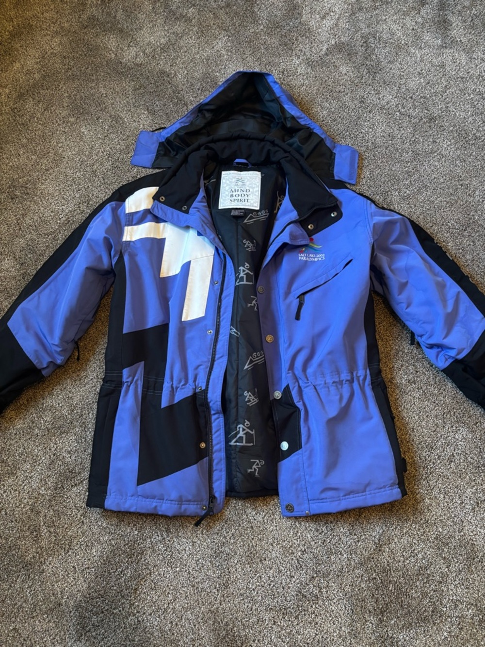 2002 Paralympics Olympics Coat
